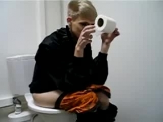 drinking coffee and pooping